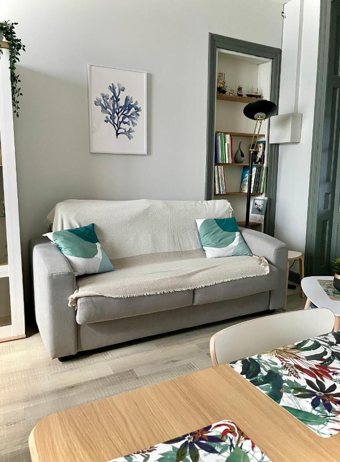 La Batelière, appartement mer avec patio privé Mers-les-Bains Exterior foto